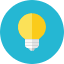 Light Bulb Icon from Kameleon Colors Set