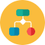 Flowchart Icon from Kameleon Colors Set