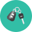 Car Key Icon from Kameleon Colors Set