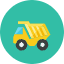 Dump Truck Icon from Kameleon Colors Set