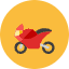 Motorbike Icon from Kameleon Colors Set