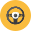 Steering Wheel Icon from Kameleon Colors Set