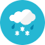 Snow Rain Icon from Kameleon Colors Set