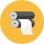 Roll Paper Icon from Kameleon Colors Set