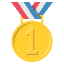 1st Place Medal Emoji from EmojiTwo Colors Set