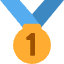 1st Place Medal Emoji from Twemoji Set