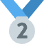 2nd Place Medal Emoji from Twemoji Set