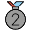 2nd Place Medal Emoji from OpenMoji Set