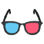 3d Glasses Alternate Emoji from EmojiTwo Colors Set