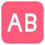 Ab Button Blood Type Emoji from EmojiTwo Colors Set