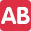 Ab Button Blood Type Emoji from Twemoji Set