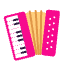 Accordion Flat Emoji from Fluent Emoji Flat Set
