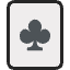 Ace Of Clubs Emoji from EmojiTwo Colors Set