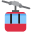 Aerial Tramway Emoji from Twemoji Set