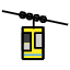 Aerial Tramway Emoji from OpenMoji Set