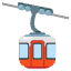 Aerial Tramway Emoji from Noto Emoji Set