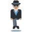 Agent Shadow Emoji from Twemoji Set