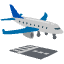 Airplane Arrival Emoji from Noto Emoji Set