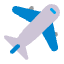 Airplane Flat Emoji from Fluent Emoji Flat Set