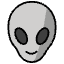 Alien Emoji from OpenMoji Set