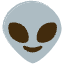 Alien Emoji from Noto Emoji Set