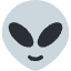 Alien Emoji from Twemoji Set