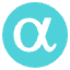 Alpha Symbol Emoji from EmojiTwo Colors Set