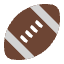 American Football Flat Emoji from Fluent Emoji Flat Set