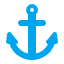 Anchor Flat Emoji from Fluent Emoji Flat Set