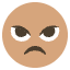 Angry Emoji Emoji from EmojiTwo Colors Set