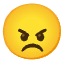 Angry Face Emoji from Noto Emoji Set