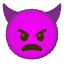 Angry Face With Horns Emoji from Noto Emoji Set
