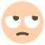 Annoyed Face Emoji Emoji from EmojiTwo Colors Set