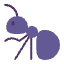 Ant Flat Emoji from Fluent Emoji Flat Set