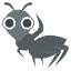 Ant Emoji from EmojiTwo Colors Set