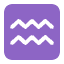 Aquarius Flat Emoji from Fluent Emoji Flat Set
