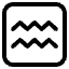Aquarius High Contrast Emoji from Fluent Emoji High Contrast Set