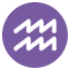 Aquarius Emoji from EmojiTwo Colors Set