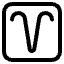 Aries High Contrast Emoji from Fluent Emoji High Contrast Set