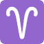 Aries Emoji from Twemoji Set