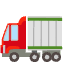 Articulated Lorry Emoji from Noto Emoji Set
