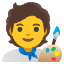 Artist Emoji from Noto Emoji Set