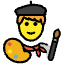Artist Emoji from OpenMoji Set