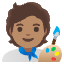 Artist Medium Skin Tone Emoji from Noto Emoji Set