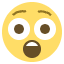 Astonished Face Emoji from EmojiTwo Colors Set