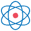 Atom Symbol Emoji from EmojiTwo Colors Set