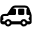 Automobile High Contrast Emoji from Fluent Emoji High Contrast Set