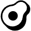 Avocado High Contrast Emoji from Fluent Emoji High Contrast Set