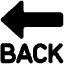 Back Arrow High Contrast Emoji from Fluent Emoji High Contrast Set