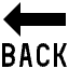 Back Arrow Emoji from EmojiTwo Black Set